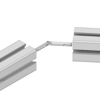41-220-1 MODULAR SOLUTIONS PROFILE FASTNER MITER CONNECTOR - END MOUNT DRILLING REQUIRED